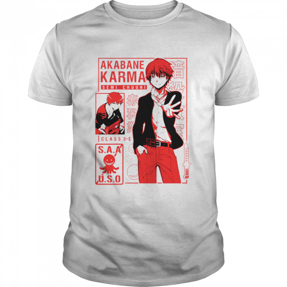 Karma Akabane Assassination Classroom shirt