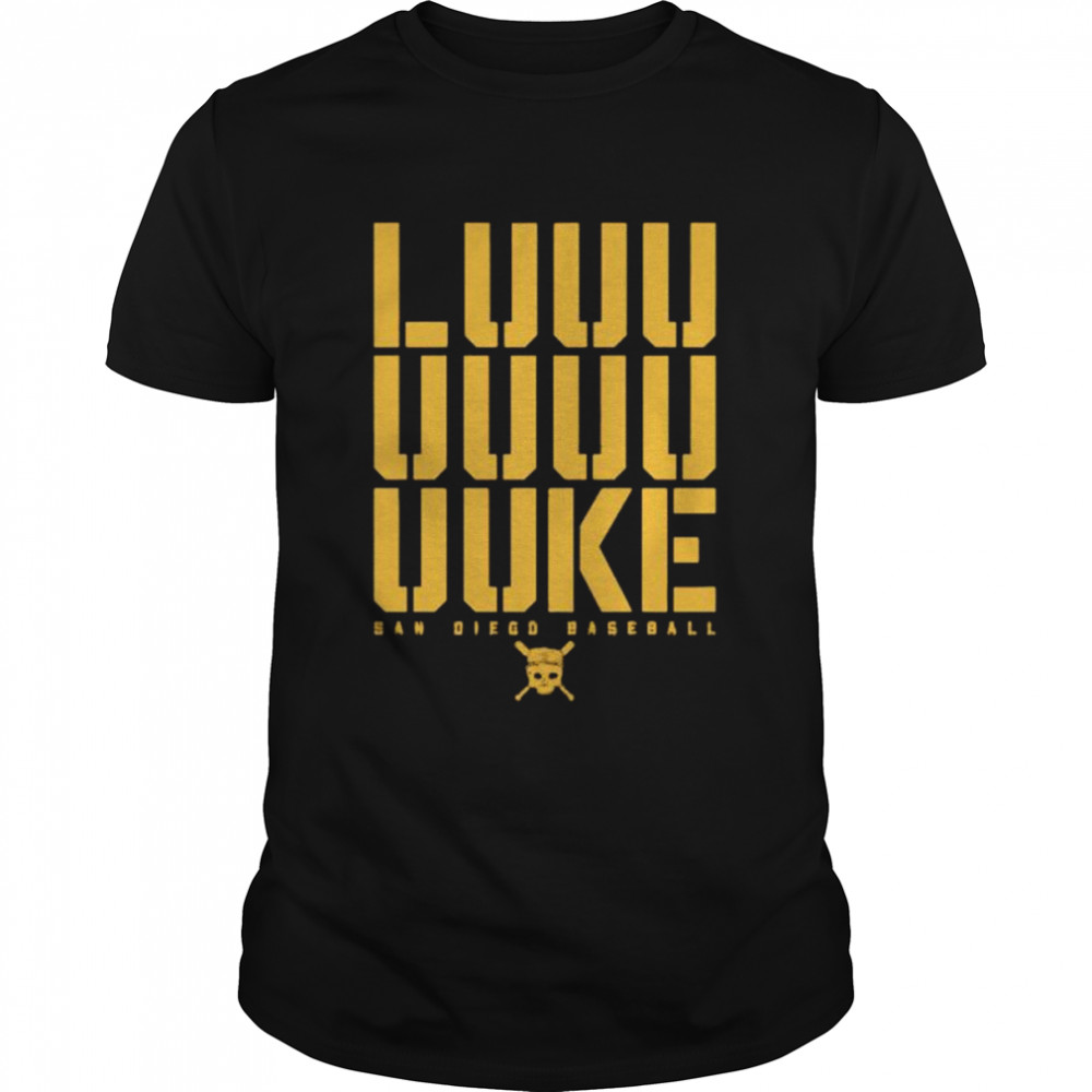 LUUUUUKE Sandiego Baseball shirt