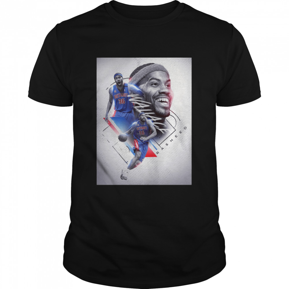 Rasheed Wallace 36 Detroit shirt