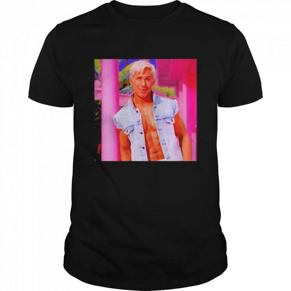 Ryan gosling as ken in greta gerwig barbie film shirt