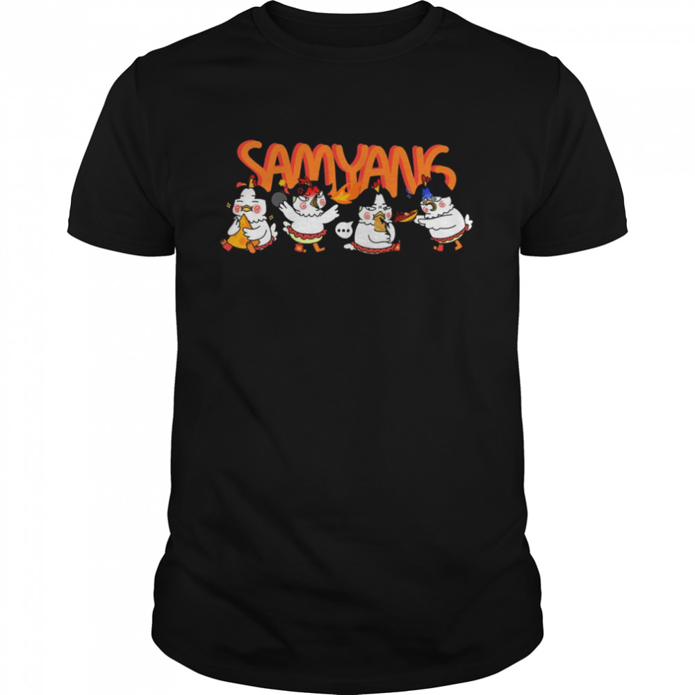 Samyang Spicy Noodle Chicken shirt