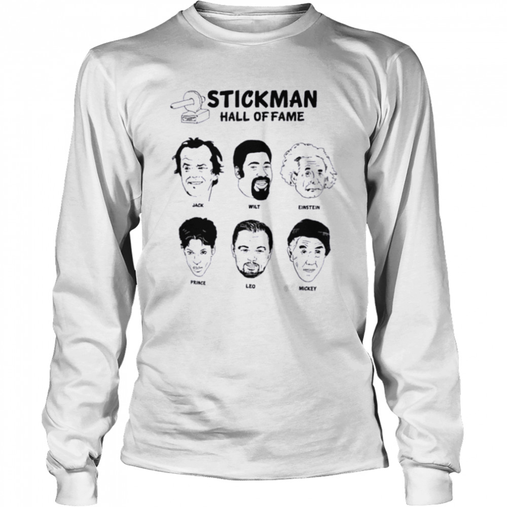 Stickman Hall Of Fame  Long Sleeved T-shirt