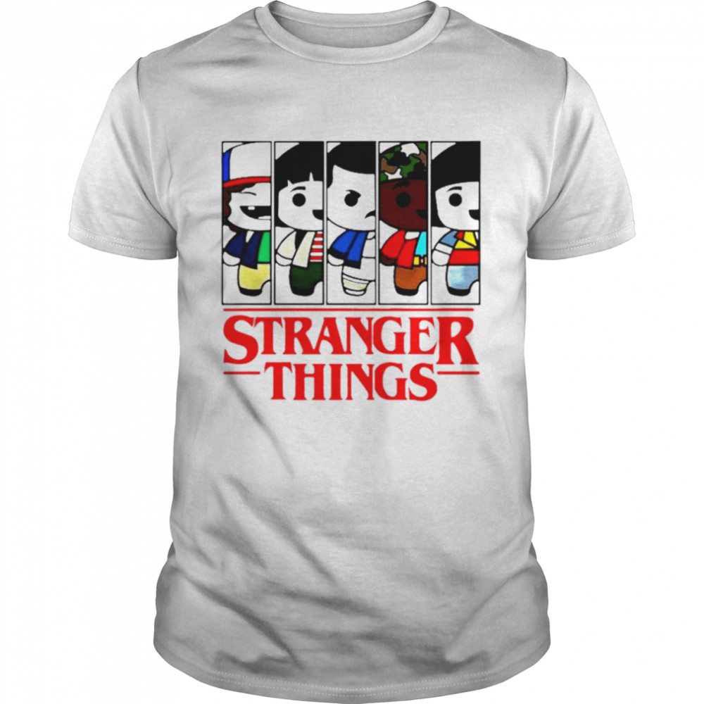 Stranger Things characters chibi shirt