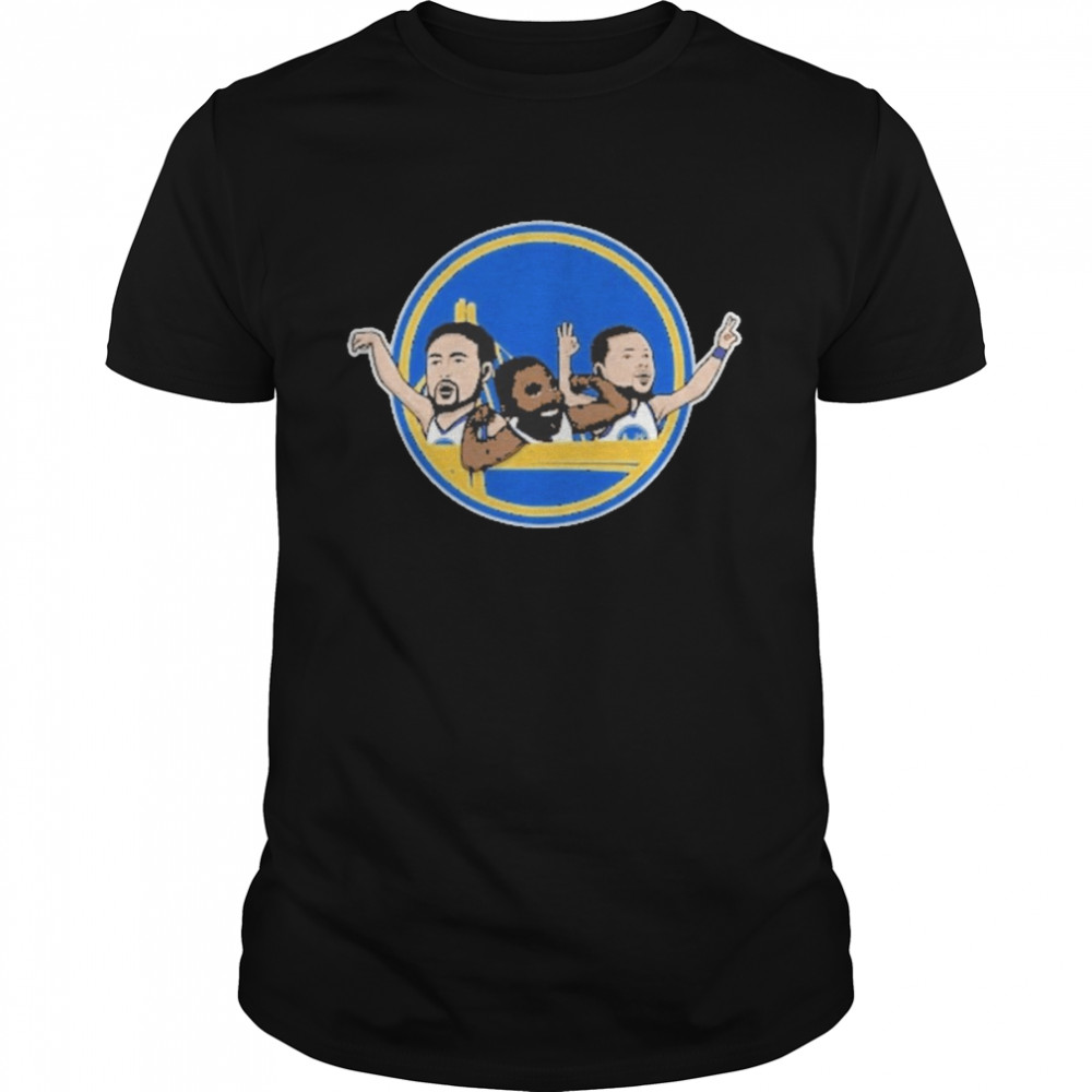 The Warriors Big 3 Cartoon Shirt