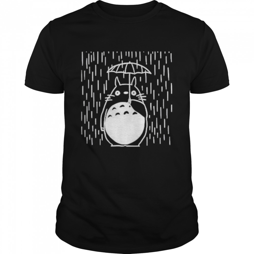 Totoro in the rain shirt