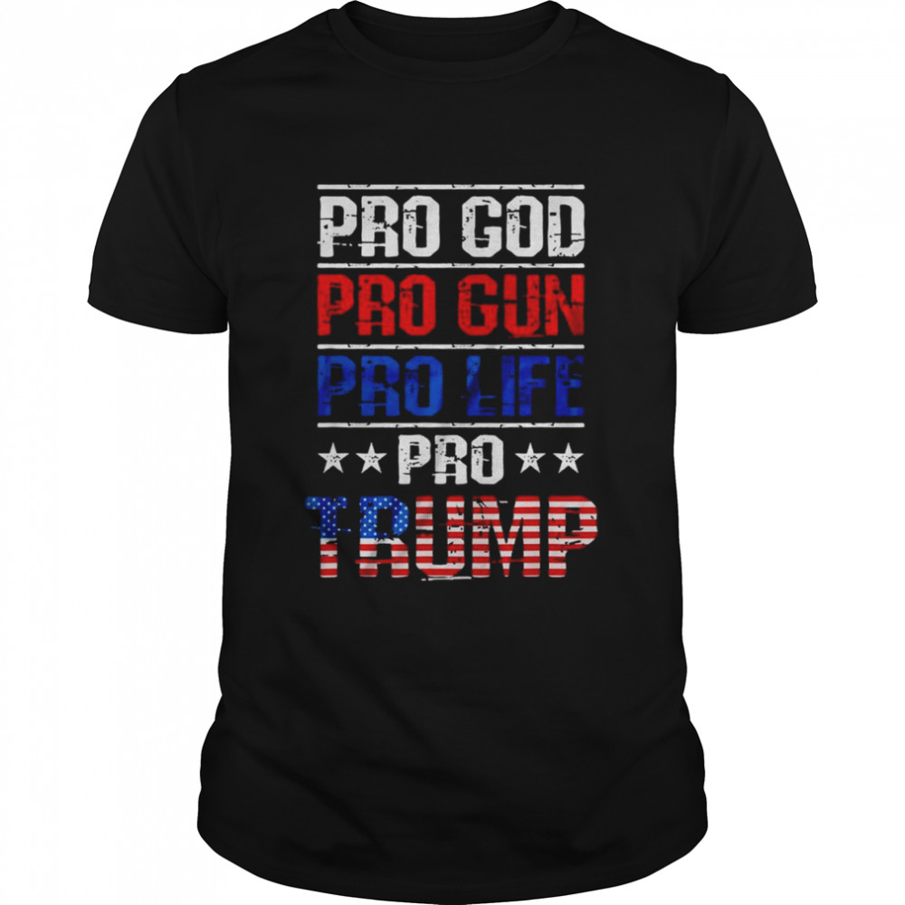 Trump 2024 American flag vintage maga Trump 2024 shirt