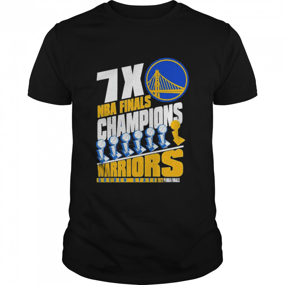 7x Golden State Warriors Champions NBA 2022 Shirt