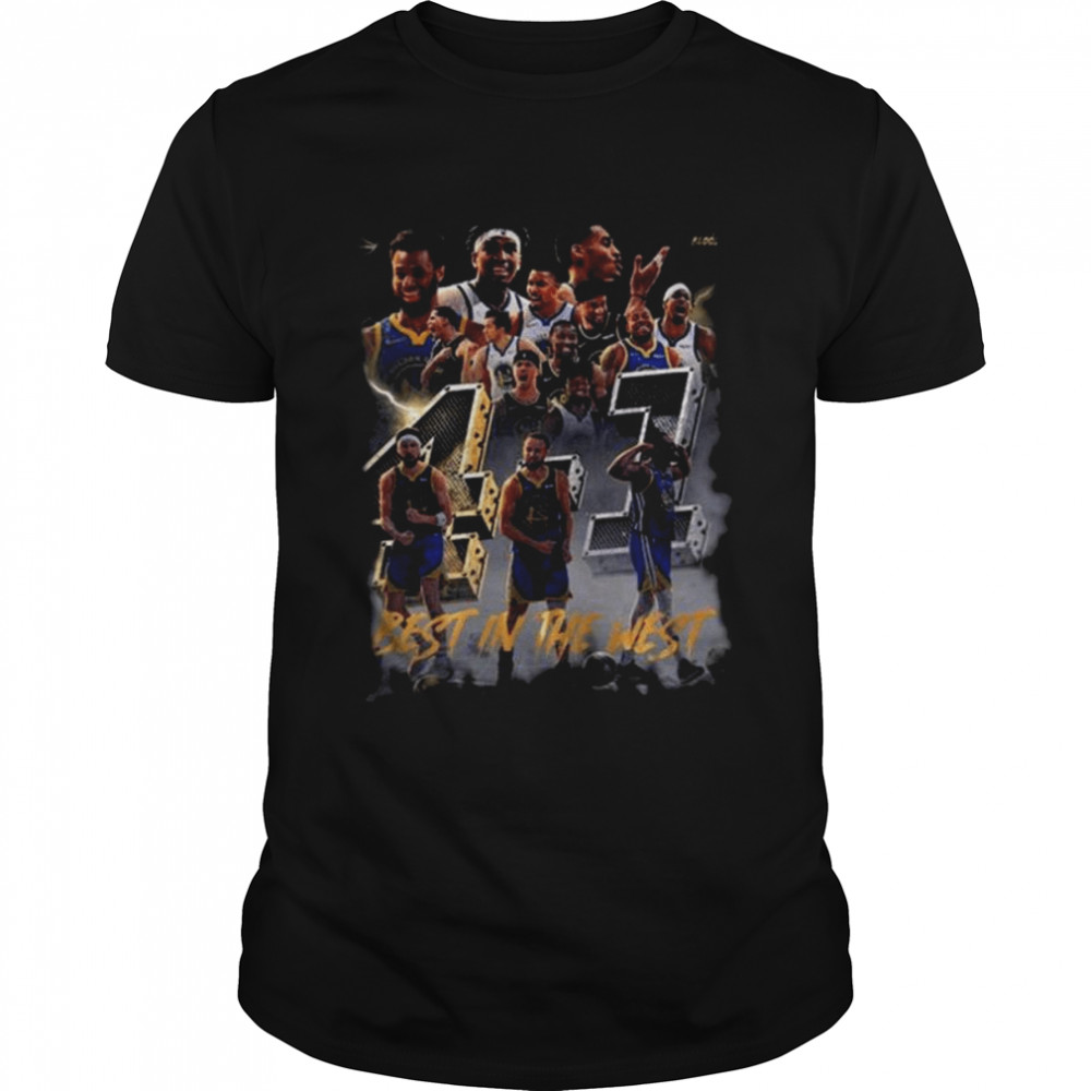 Golden Blooded best in the west t-shirt