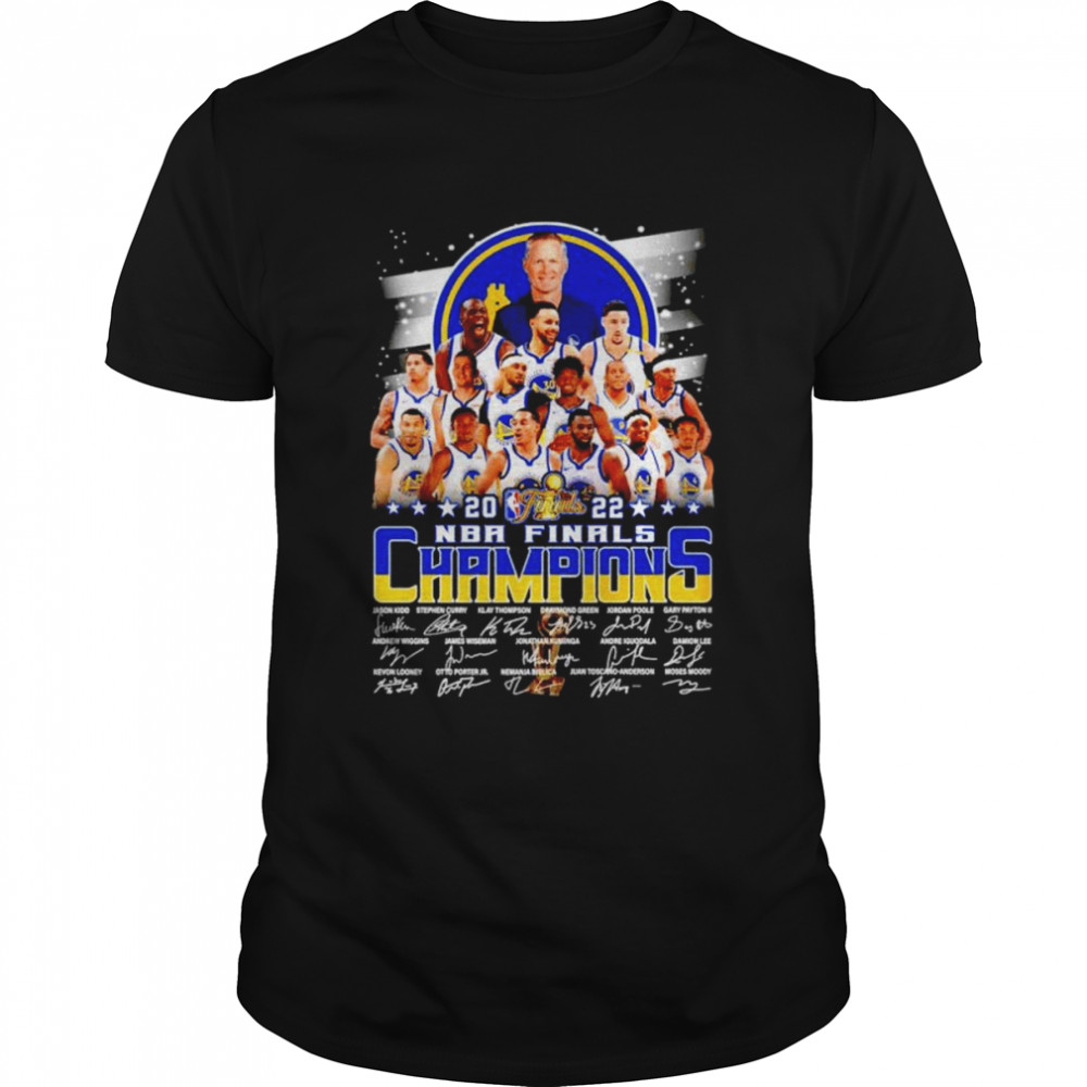 Golden State Warriors 2022 NBA Final Champions signatures shirt