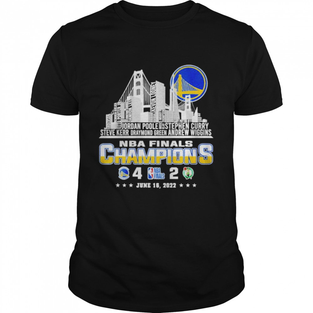 Golden State Warriors 4 2 Boston Celtics 2022 NBA Champions shirt