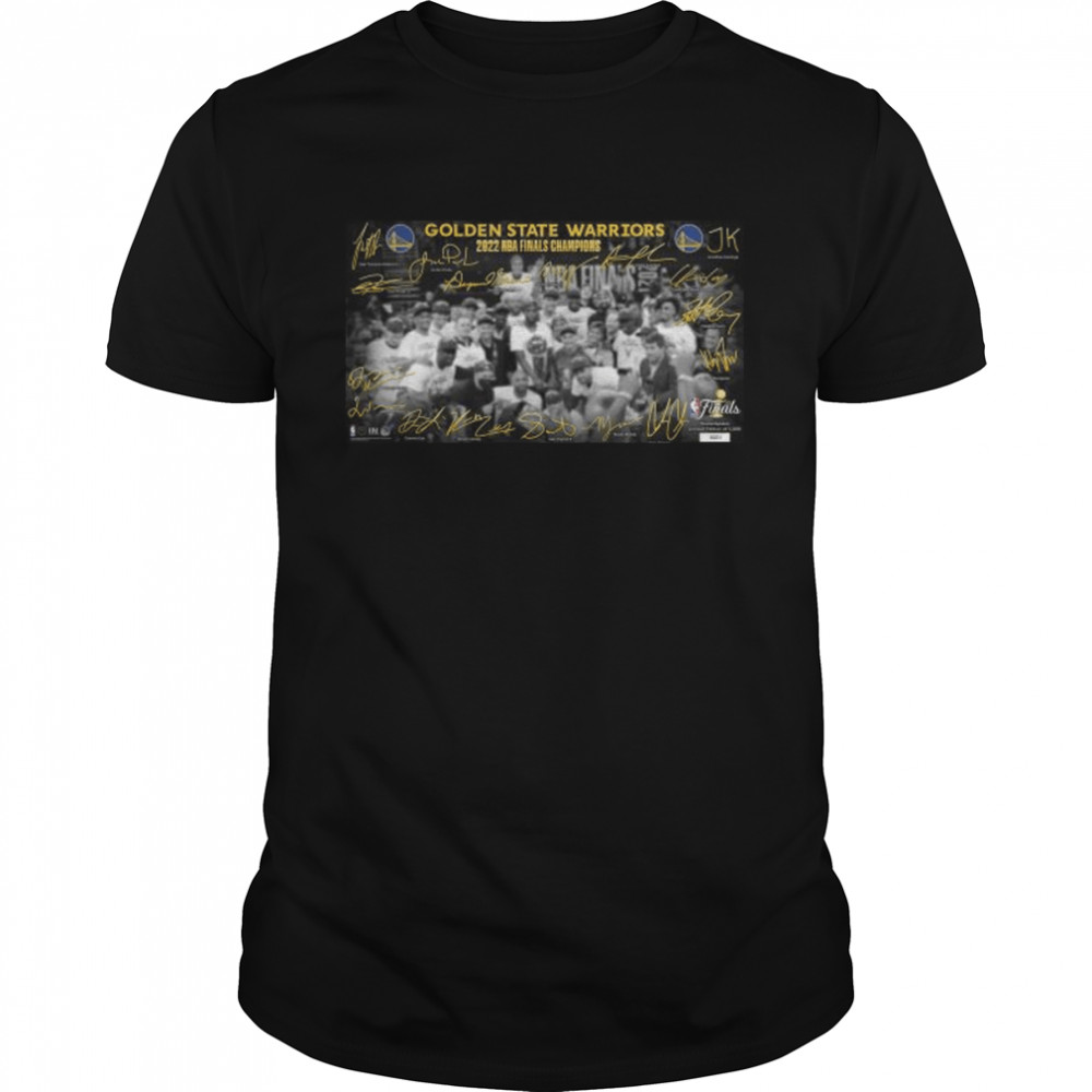 Golden state warriors highland mint 2022 nba finals champions signature shirt