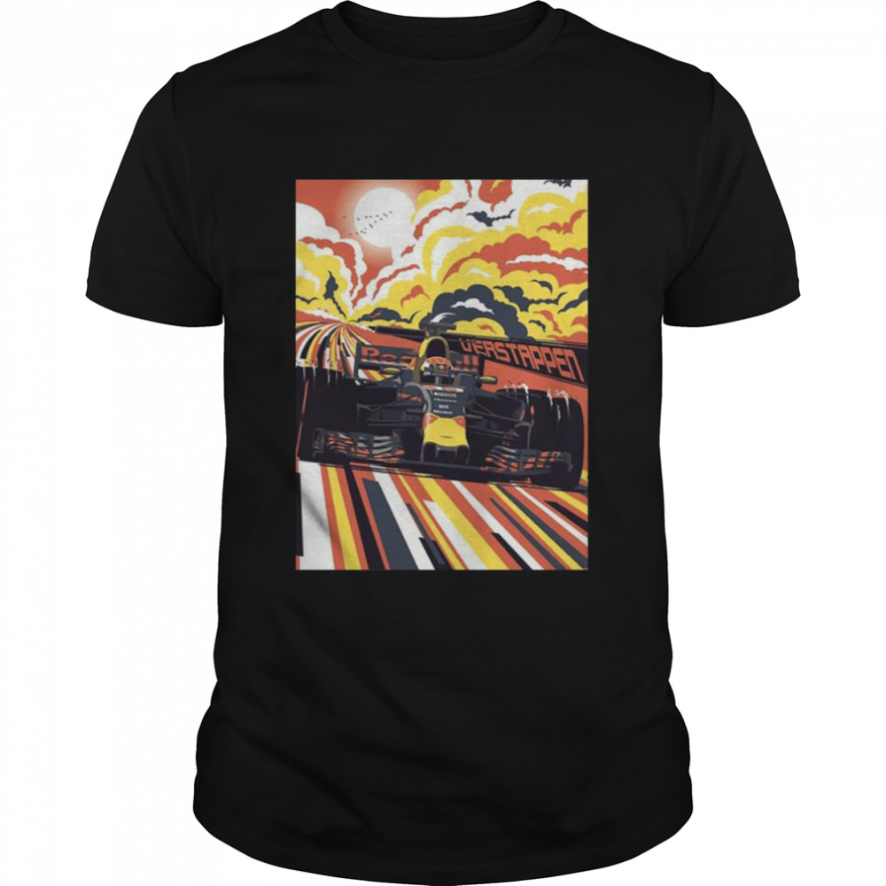 Graphic Max Verstappen Car Racing shirt