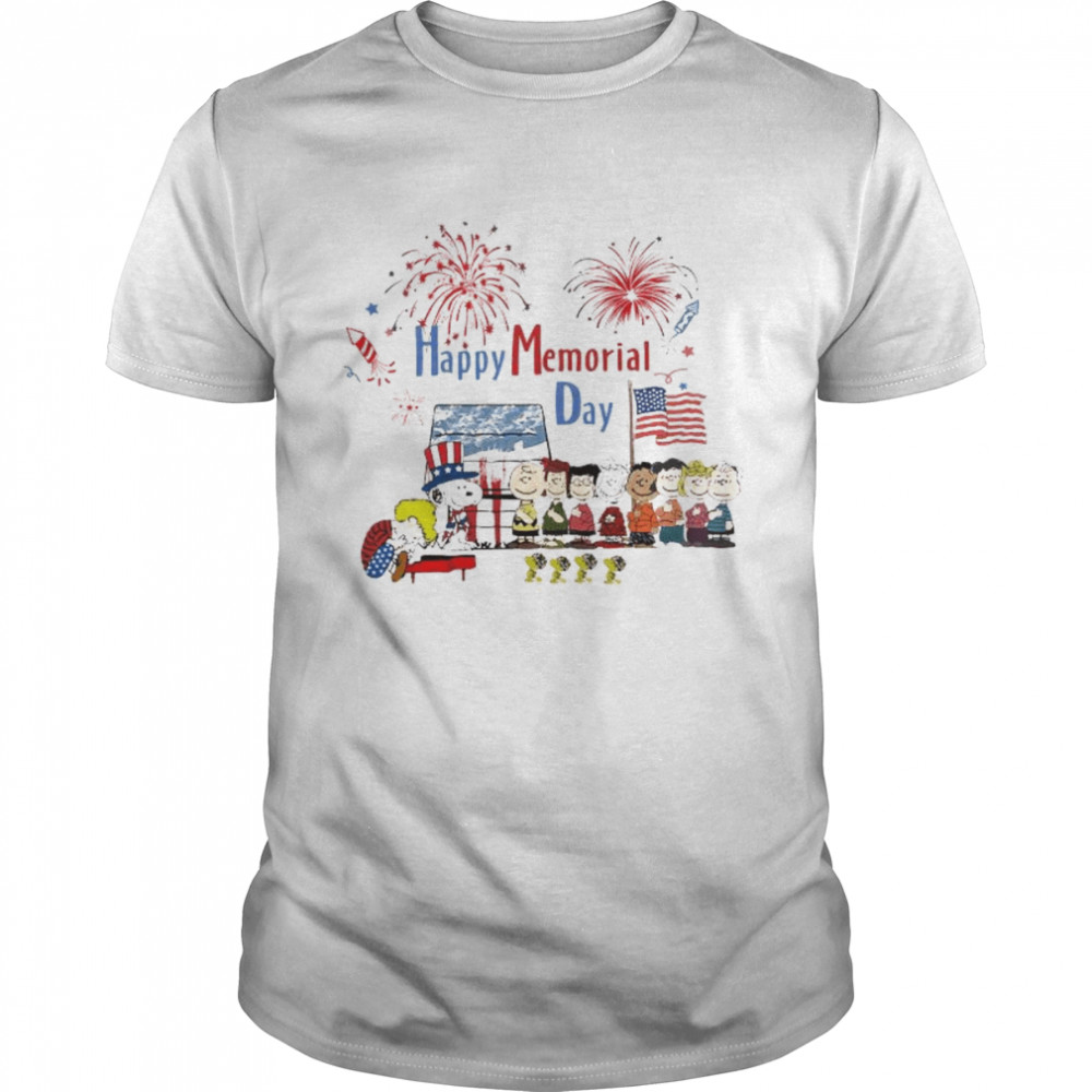 Happy Memorial Day Snoopy T-Shirt