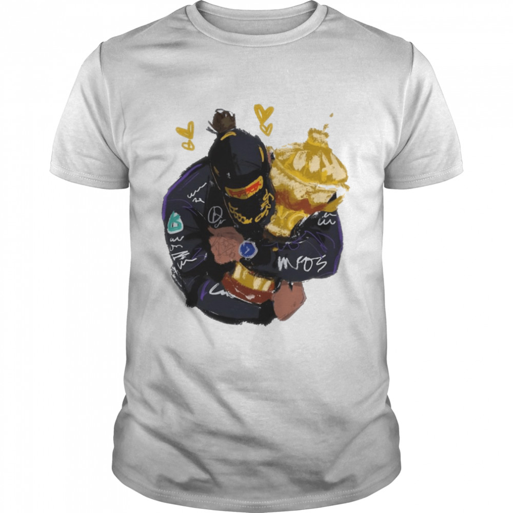 Illustration Hamilton Troppy Lewis Hamilton Car Racing shirt