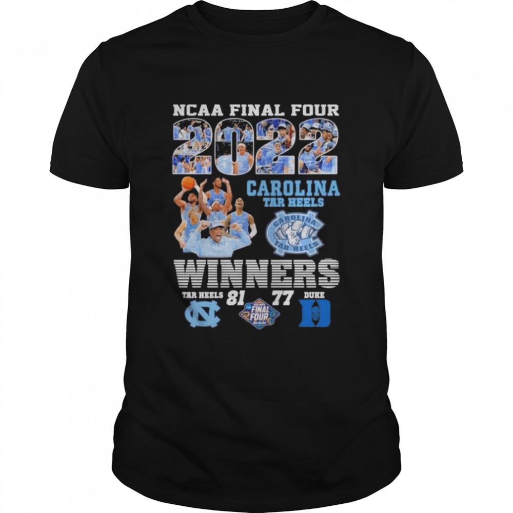 Ncaa final four 2022 carolina tar heels winners shirt