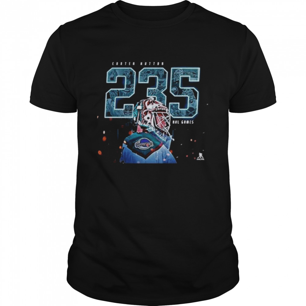 Nhl buffalo sabres thank you carter hutton retirement after 235 nhl games shirt