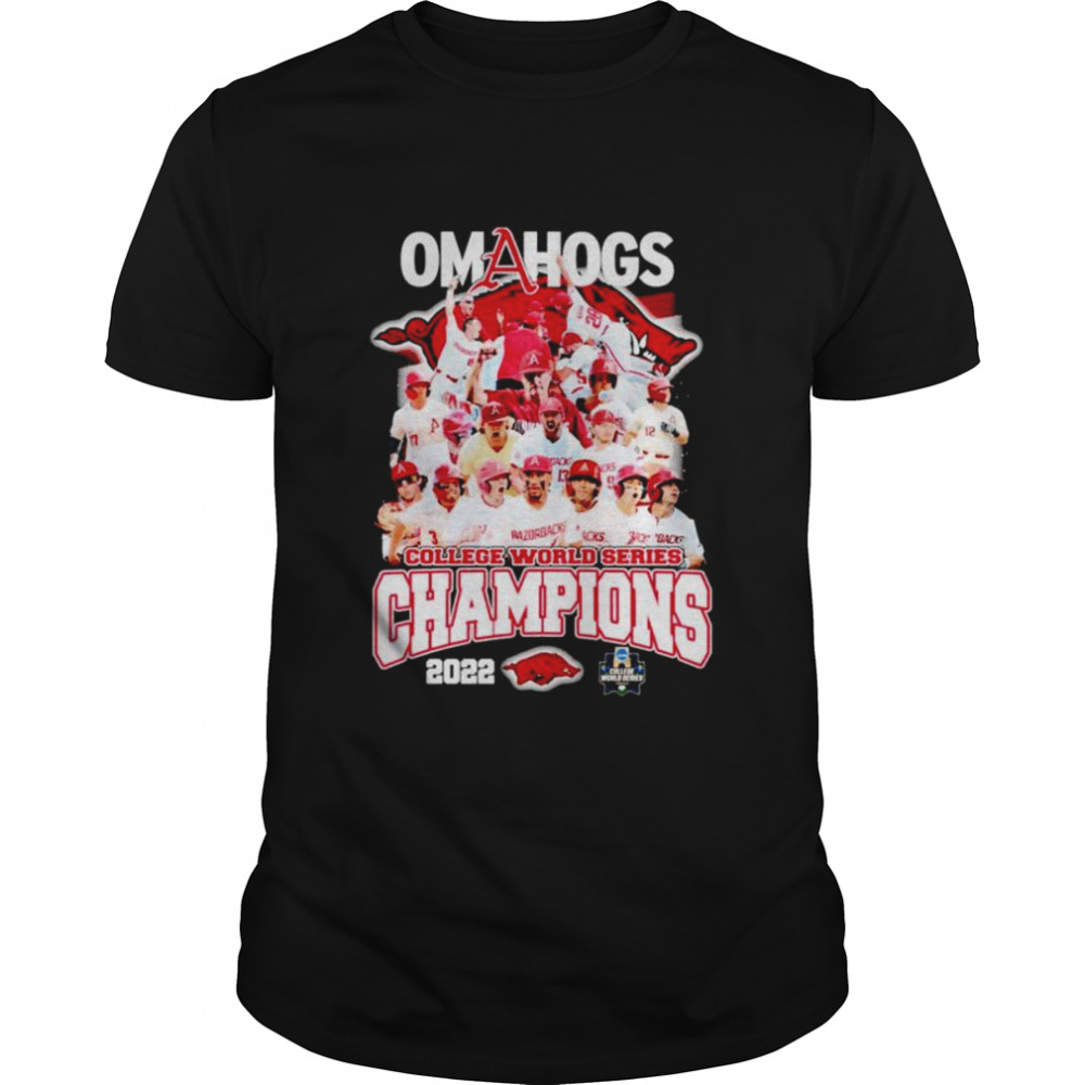 Omahogs Arkansas Razorbacks College World Series 2022 shirt