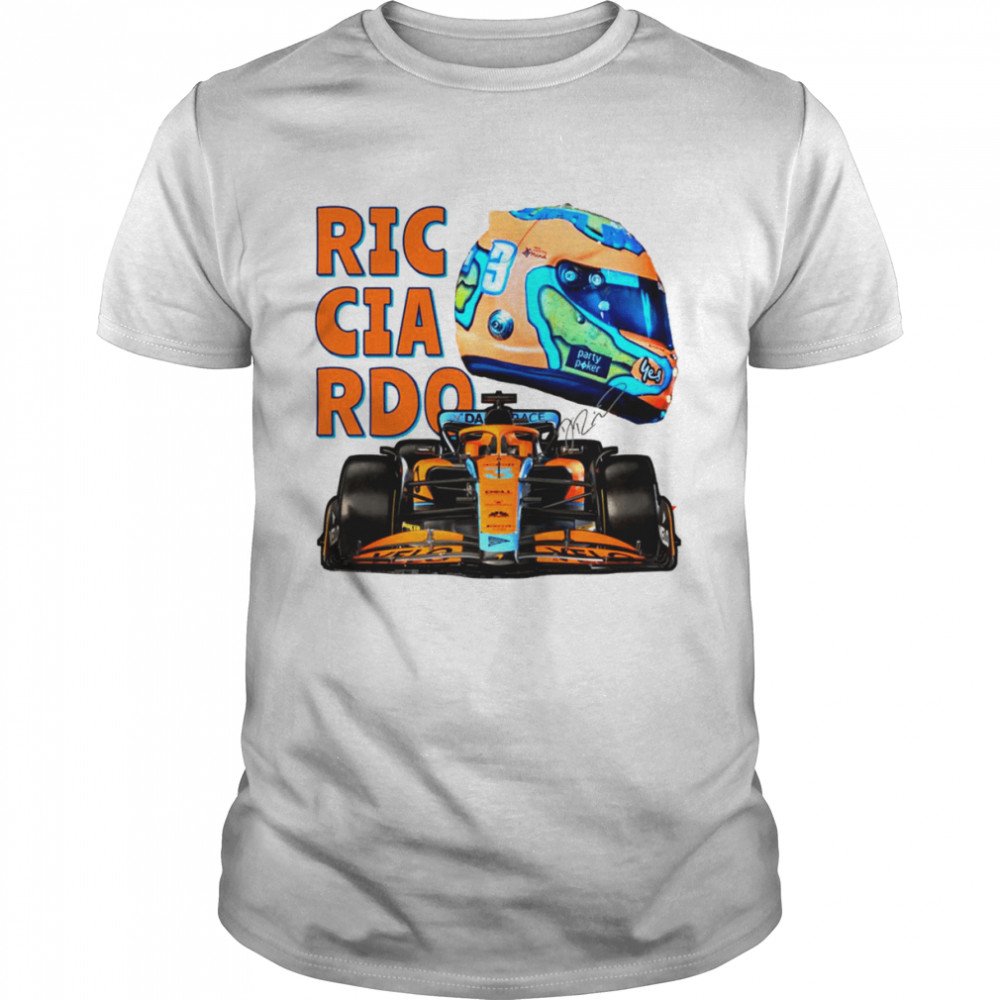 Team With Mcl36 Riccardo 3 F1 Daniel Ricciardo Car Racing shirt