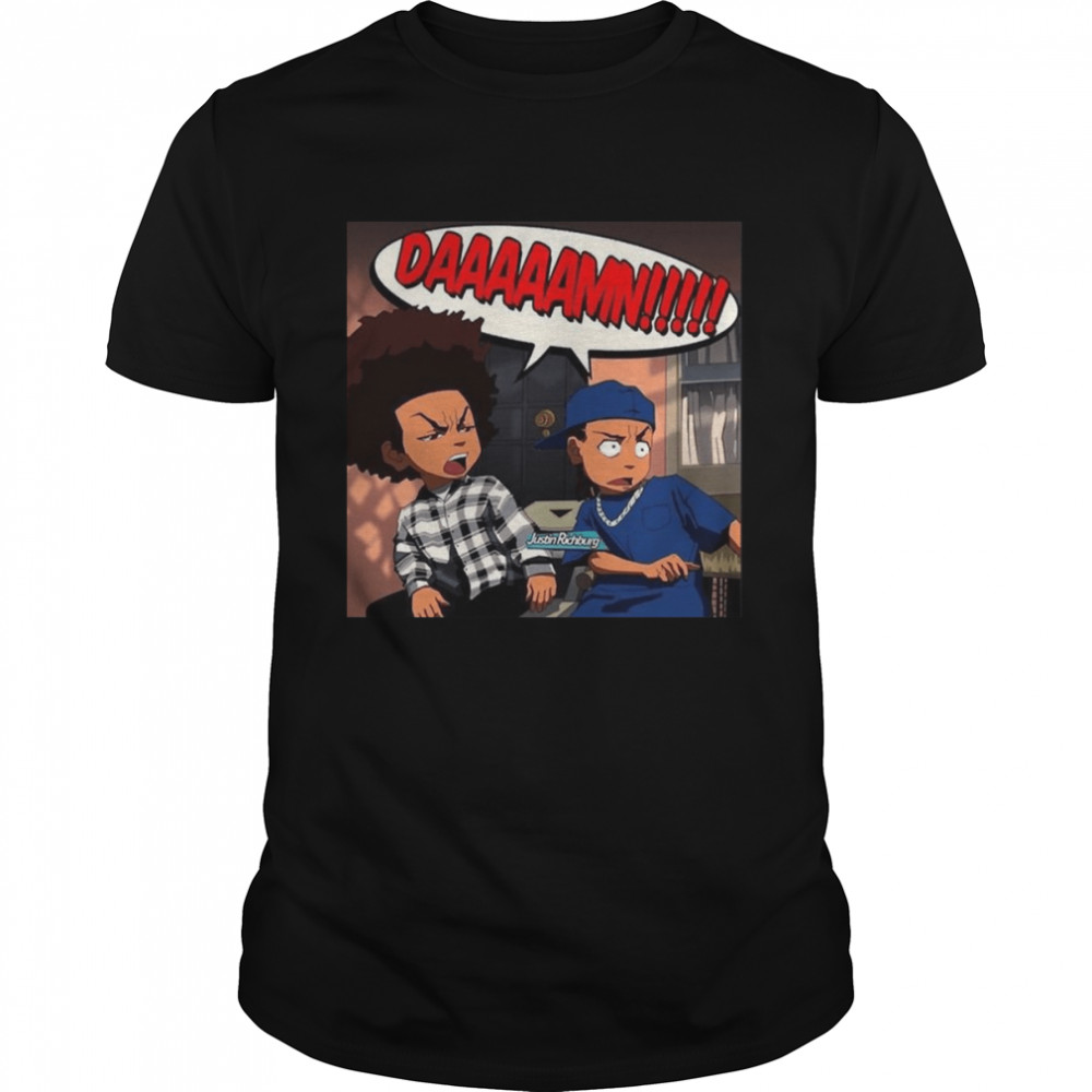 The Damn Meme Huey X Riley Freeman The Boondocks shirt