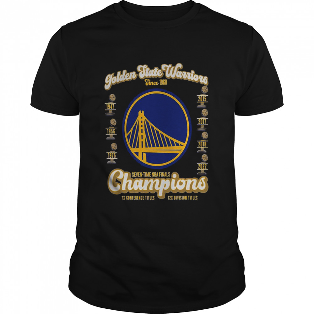 The Seven Time NBA Finals Champions Of Golden State Warriors Shirt