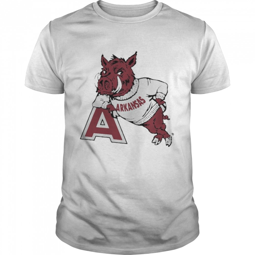 Youth Nike Heathered Gray Arkansas Razorbacks Vault T-Shirt