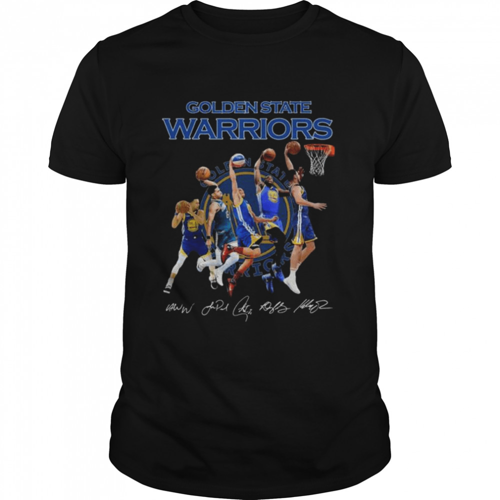 Golden State Warriors 2022 Champions signatures shirt