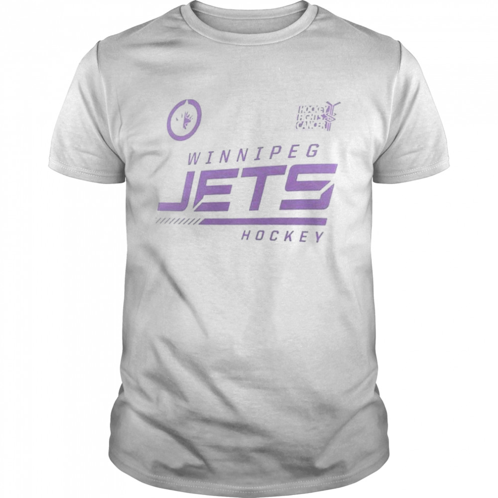 Winnipeg Jets Fanatics Branded NHL Hockey Fights Cancer Shirt