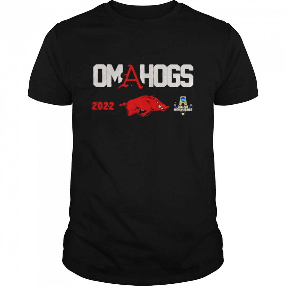 Omahogs CWS NCAA 2022 Arkansas Razorbacks Baseball shirt