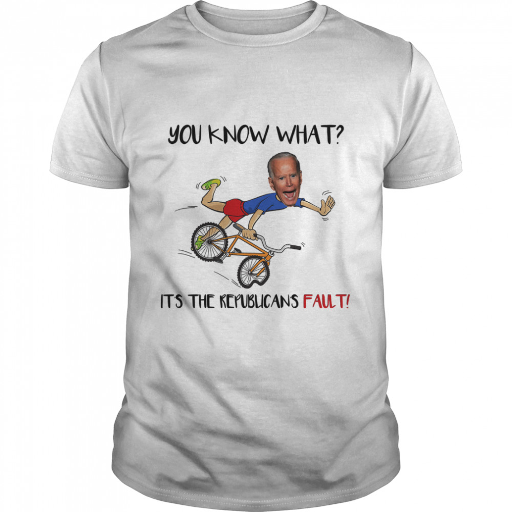 Biden Bike Bicycle Running the country is like riding a bike Classic T-Shirt