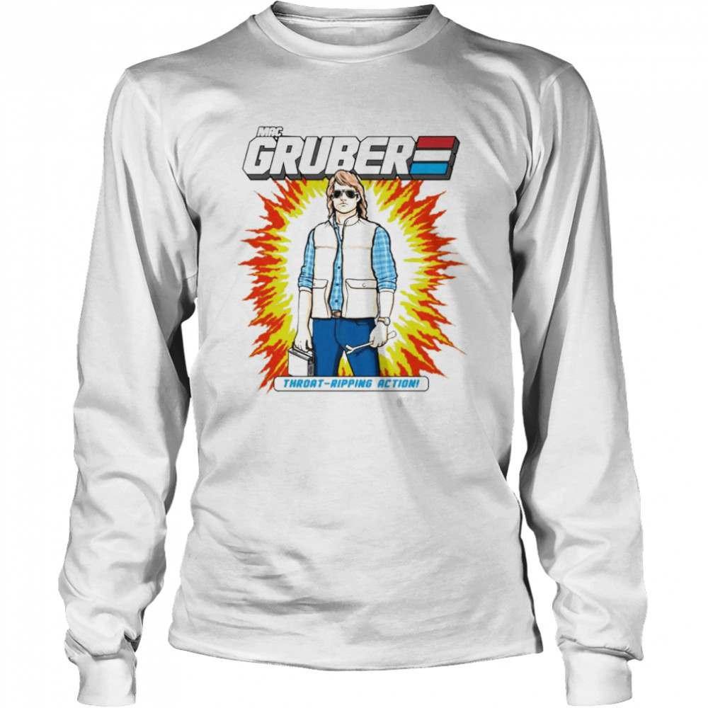 Macgruber Action Figure T- Long Sleeved T-shirt