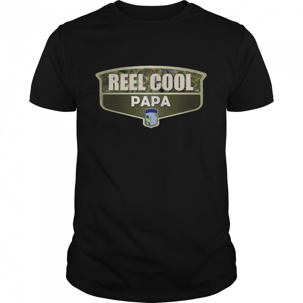 Personalized Bass Fishing Father’s Day Reel Cool Papa shirt