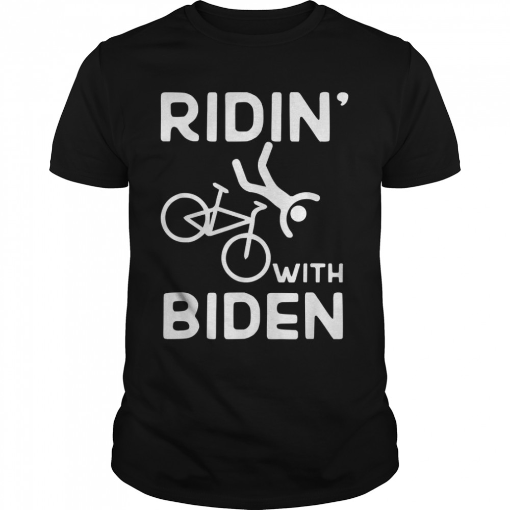 Ridin With Biden Running The Country Is Like Riding A Bike Essential T-Shirt