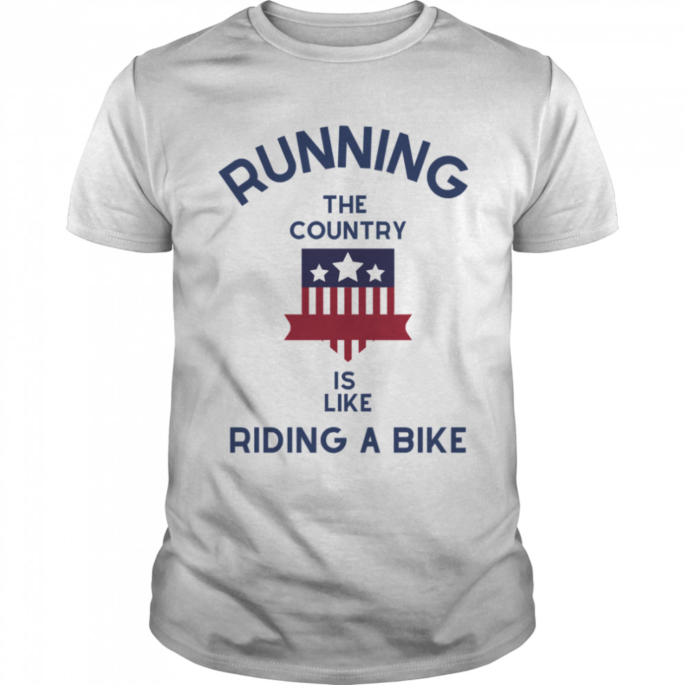 Running the country is like riding a bike – usa president joe biden funny Essential T-Shirt