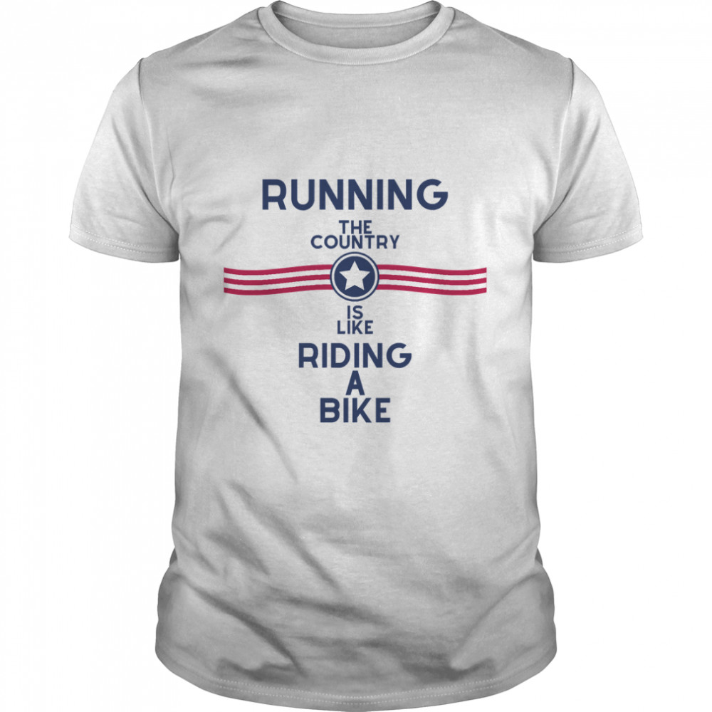 Running the country is like riding a bike – usa president joe biden funny Essential T-Shirts