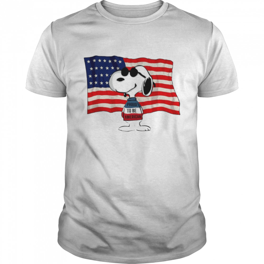 Snoopy proud to be america shirt