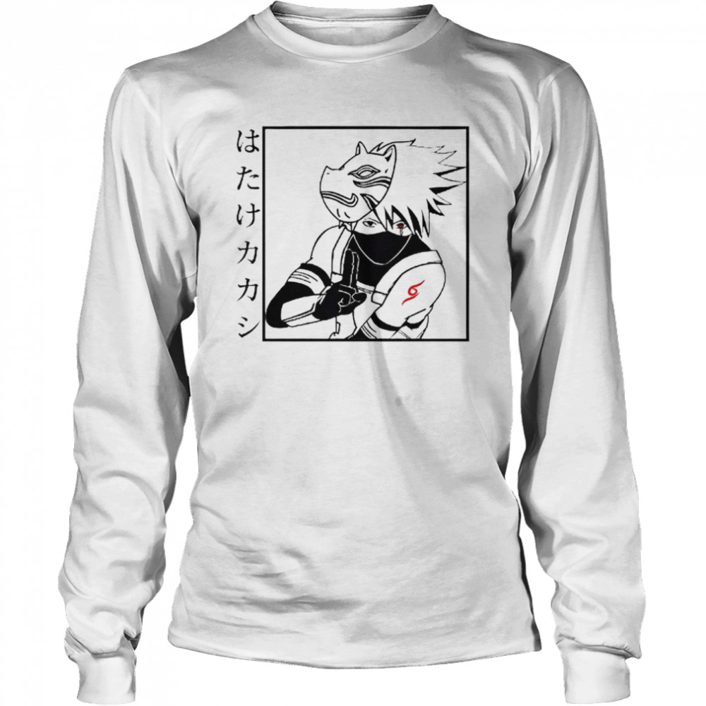 Anbu Hatake Kakashi Anime Naruto shirt Long Sleeved T-shirt
