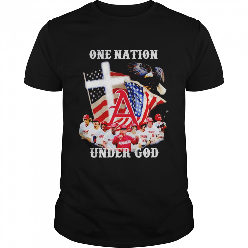 Arkansas Razorbacks One Nation Under God T-shirt