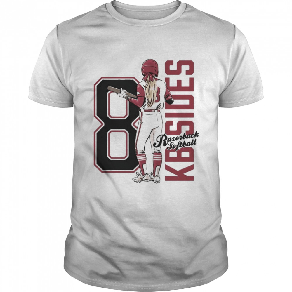Arkansas Softball KB Sides Silhouette Shirt