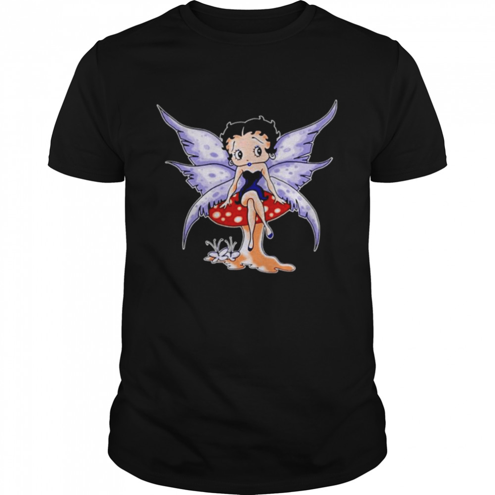 Betty boop mushroom fairy shirt