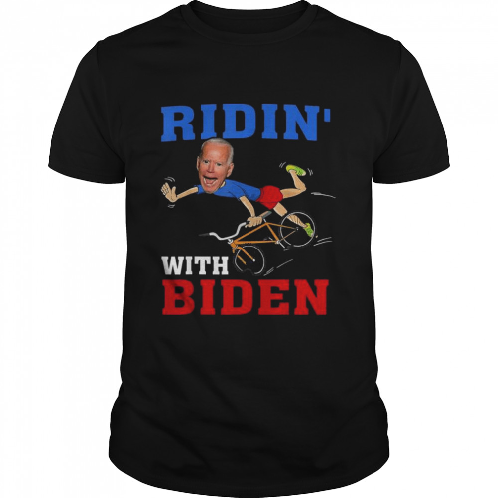 Falling with biden ridin with biden shirt