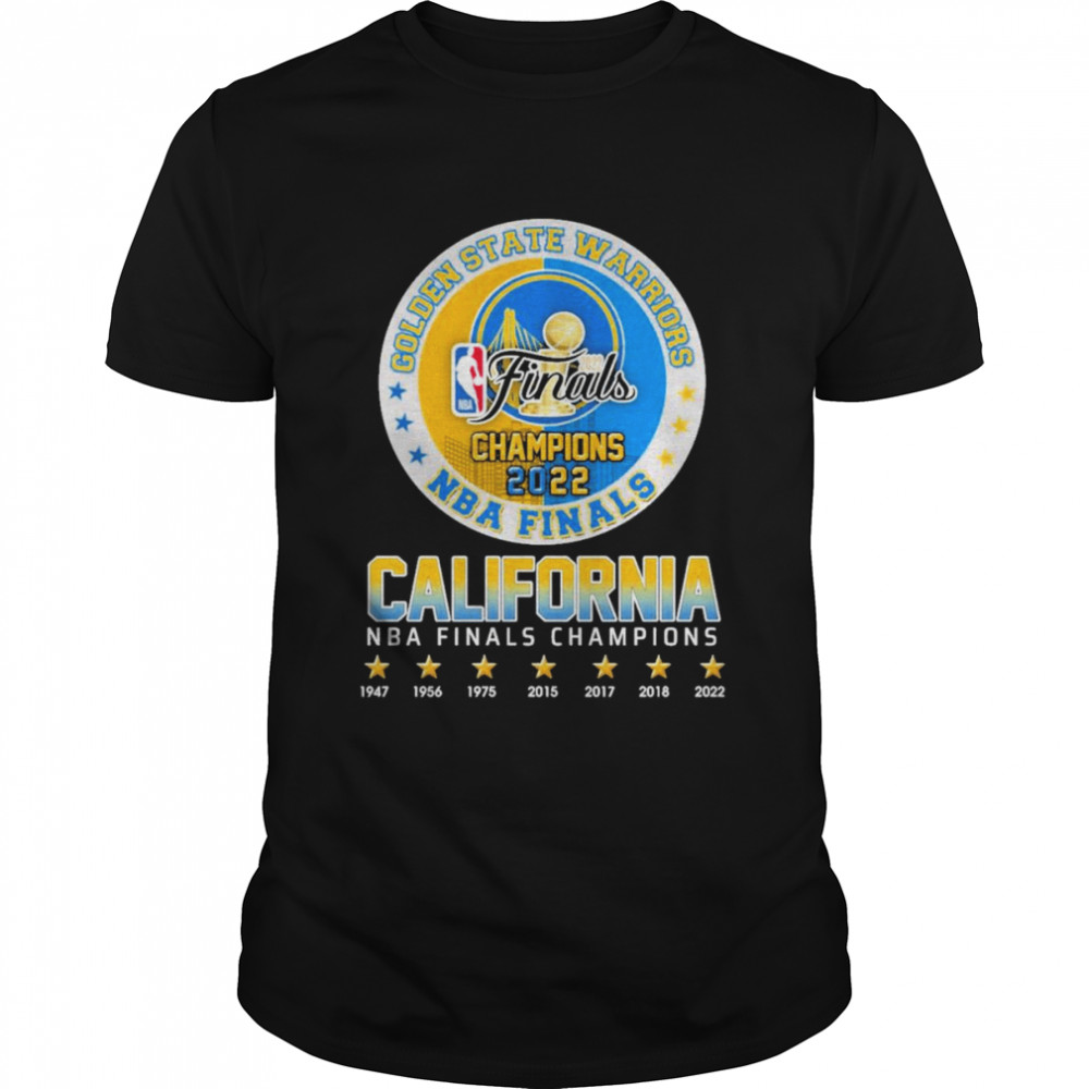 Golden State Warriors California NBA Finals Champions 2022 Shirt