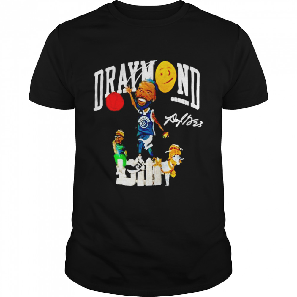 Golden State Warriors Draymond Green Cartoon signature shirt