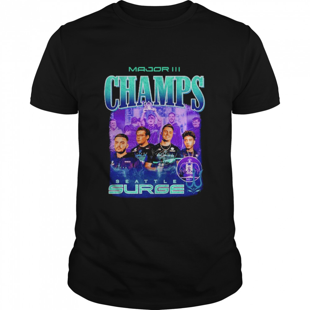 Seattle Surge Major 3 Champs shirt