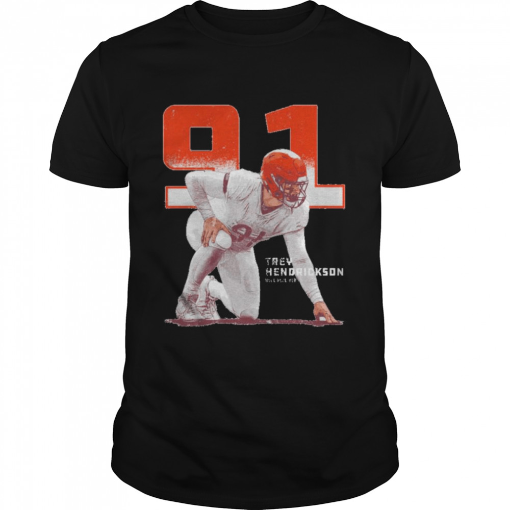 Trey Hendrickson Cincinnati Outline Football Shirt