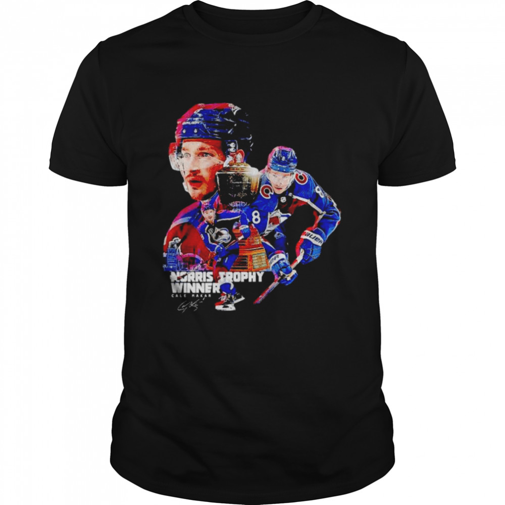 Colorado Avalanche Cale Makar Trophy Winner 2022 shirt