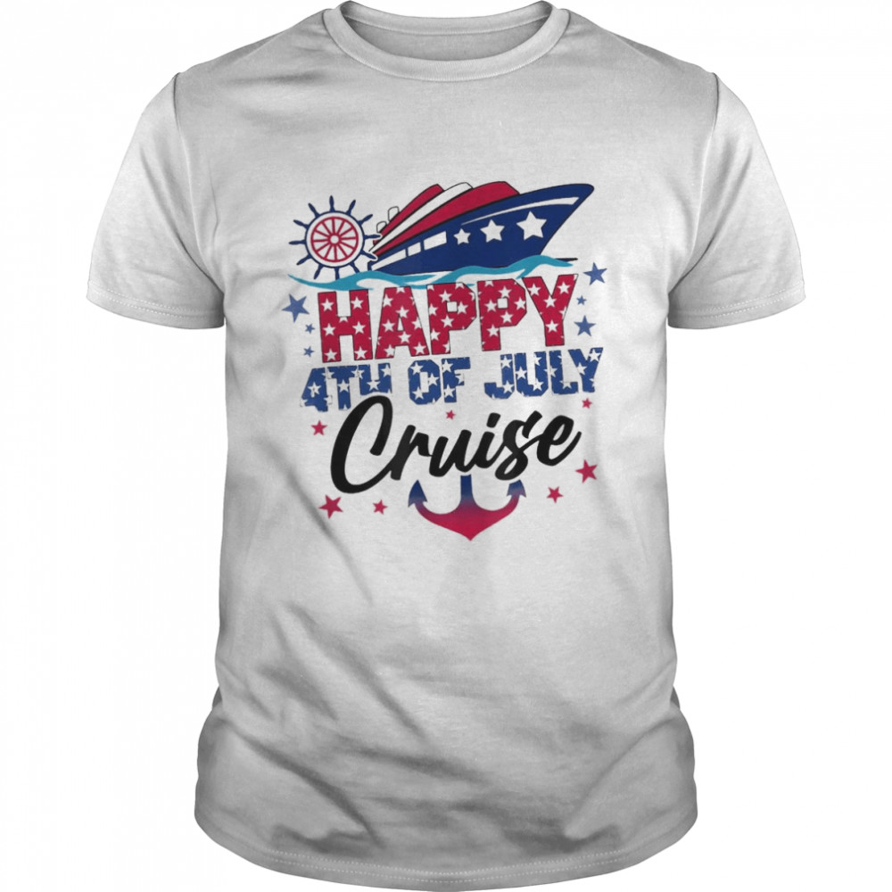 Happy 4th Of July Cruise Patriotic American Cruising Shirt