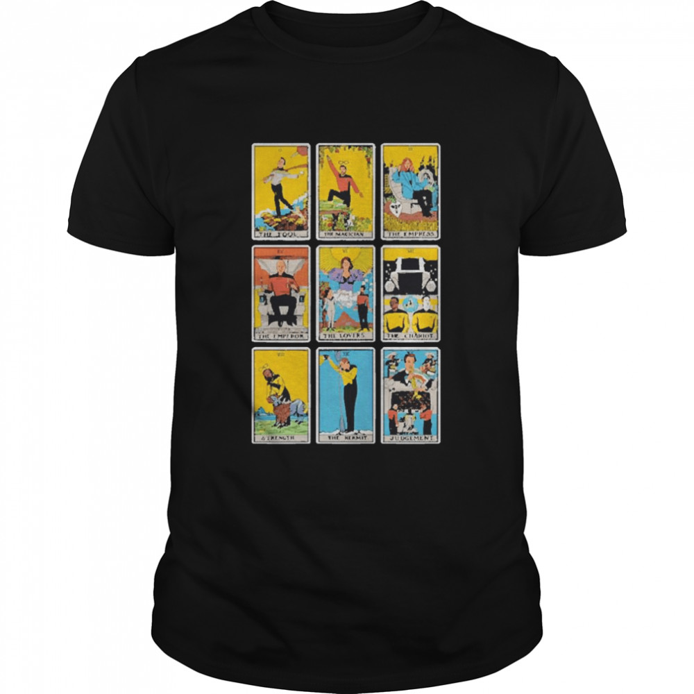 Jim the next generation tarot spread shirt