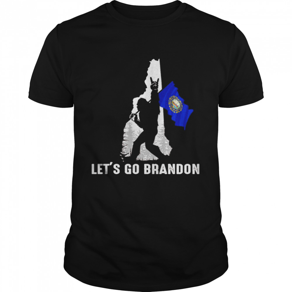 New Hampshire America Bigfoot Let’s Go Brandon Shirt