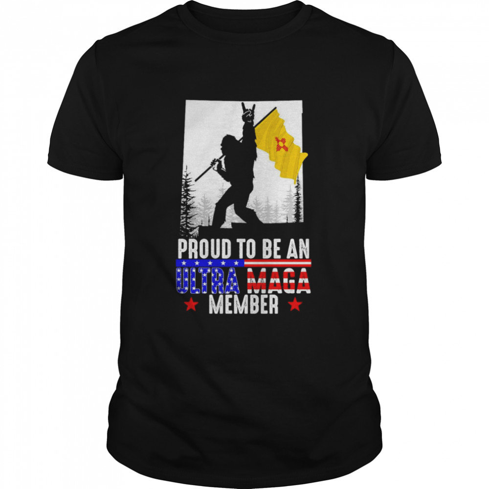 New Mexico America Bigfoot Proud To Be An Ultra Maga Member Shirt