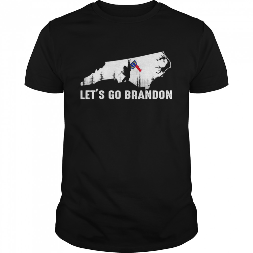 North Carolina America Bigfoot Let’s Go Brandon Shirt